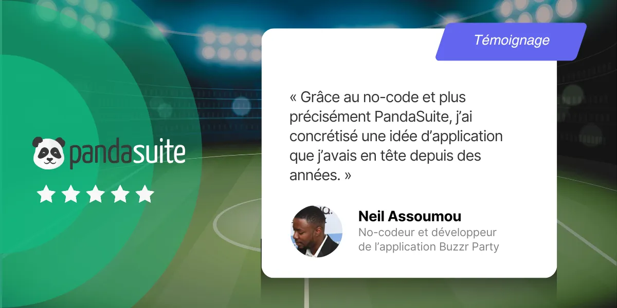 Neil Assoumou Buzzr Party app