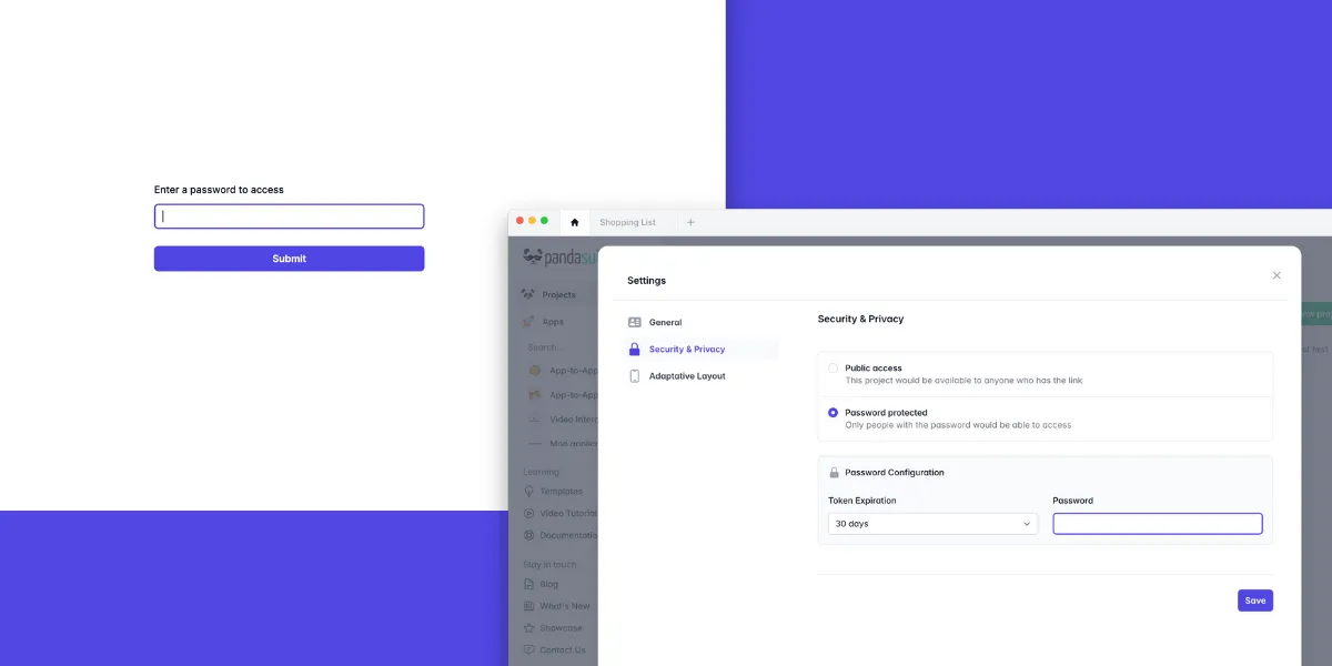 ARIA support, password protection, 2 customer showcases + new templates inside