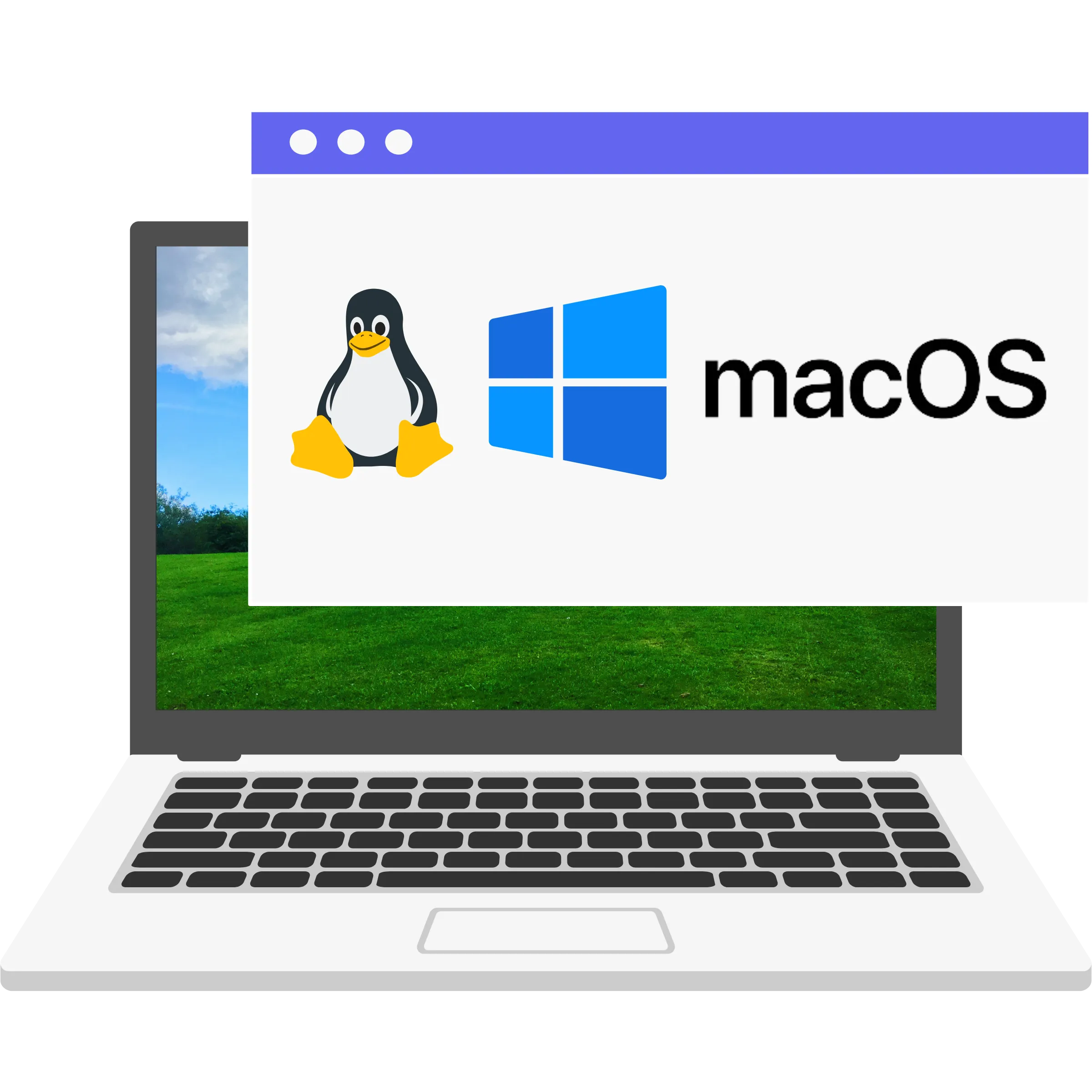 Desktop app illustration