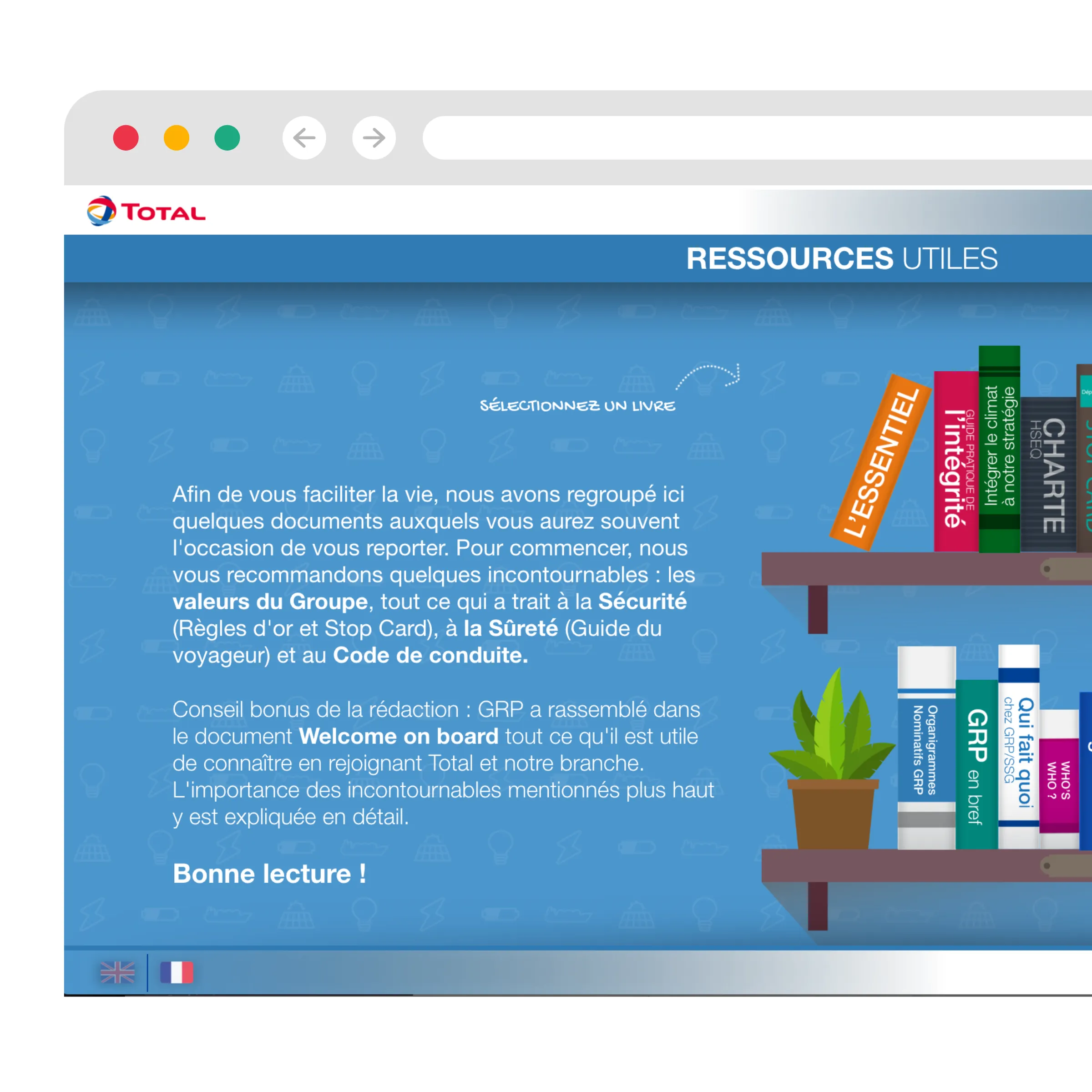 Onboarding content