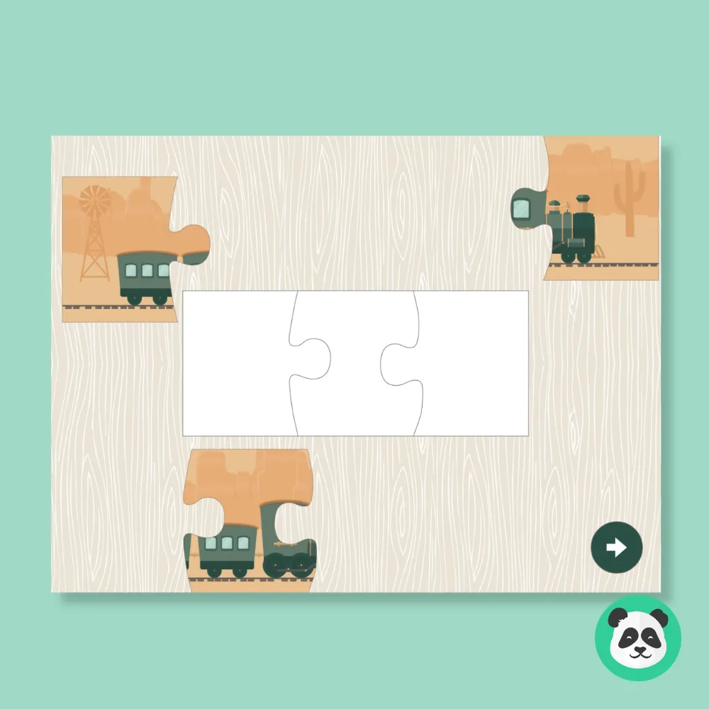 Puzzle with Pop-Up