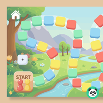 Roll and Move Board Game