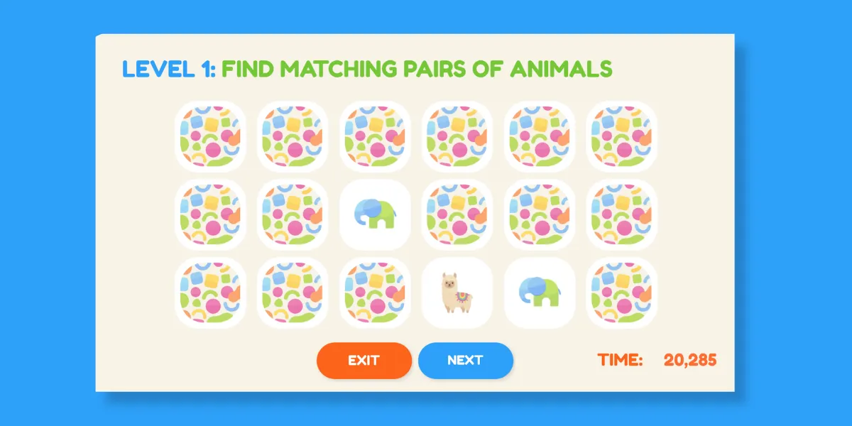 Dynamic Memory game