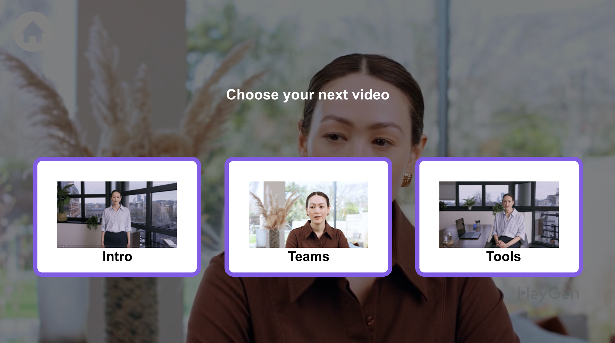 Interactive video module
