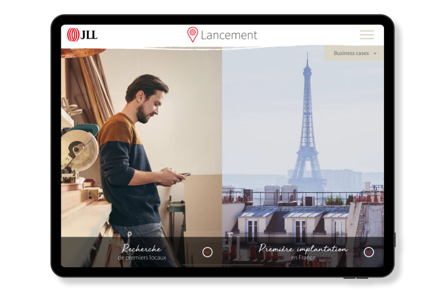 iPad Sales Support App for JLL Sales Representatives