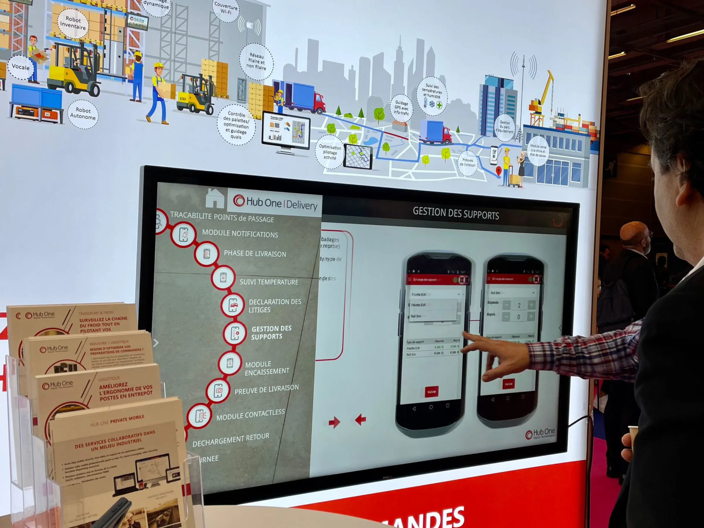 Interactive trade show displays