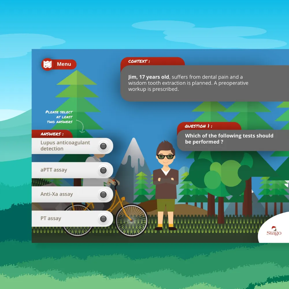 Stago e-learning quiz